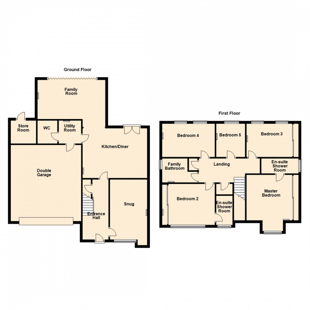 Floorplan for Harvest Close, Garforth, Leeds