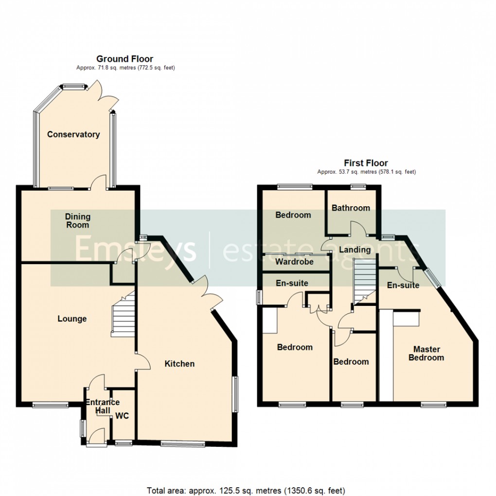 Floorplan for Copperfield Close, Sherburn in Elmet
