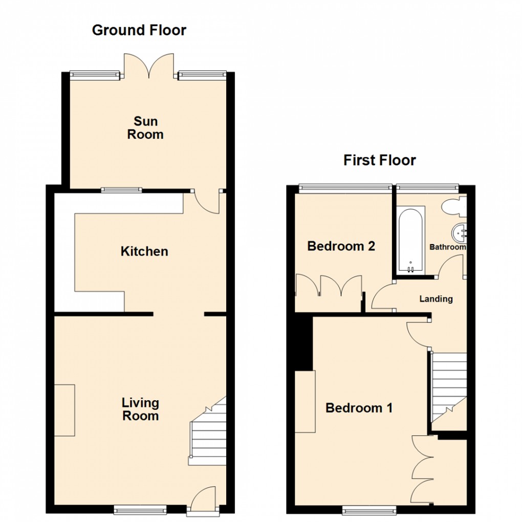 Floorplan for Meynell Road, Leeds
