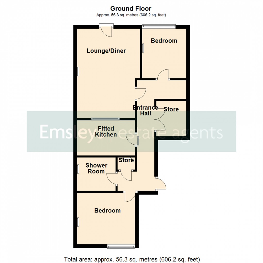 Floorplan for Grangefield Court, Garforth Leeds