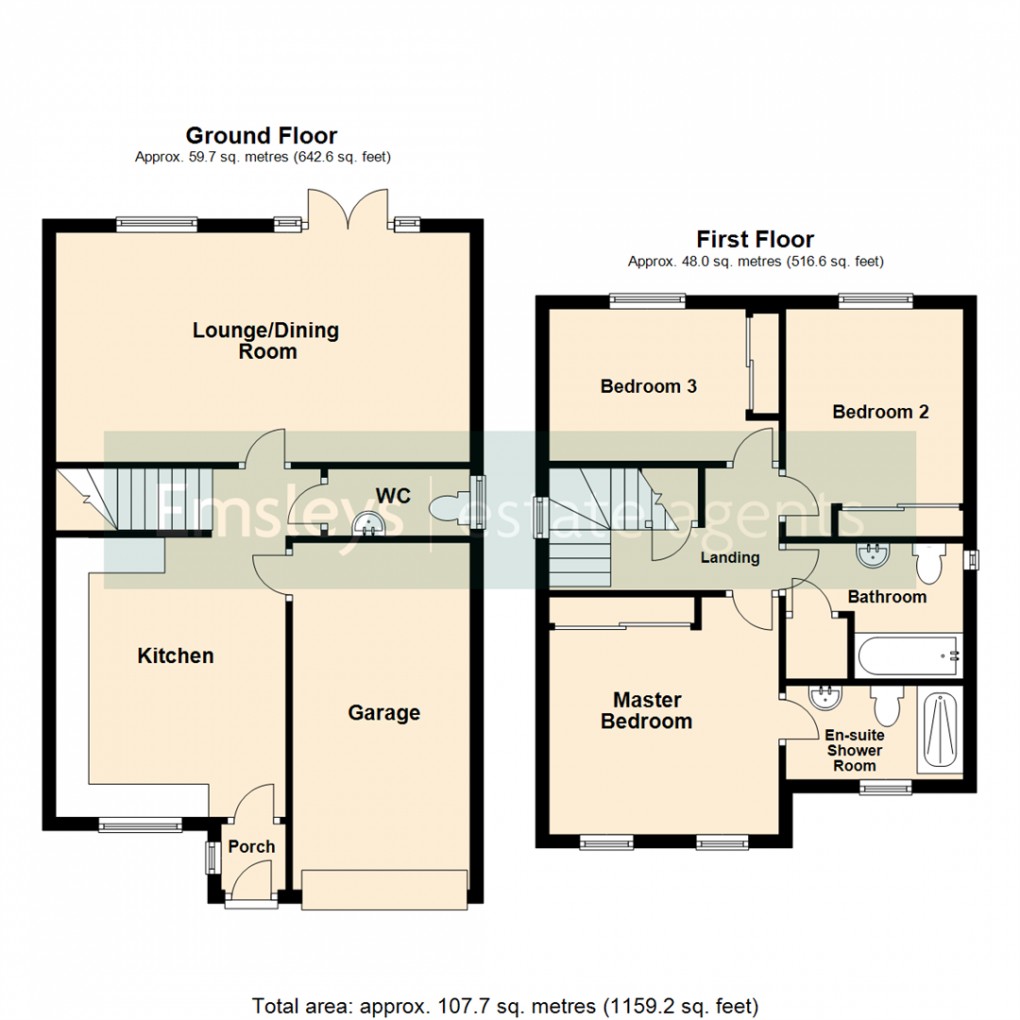 Floorplan for Elm Drive, Leeds