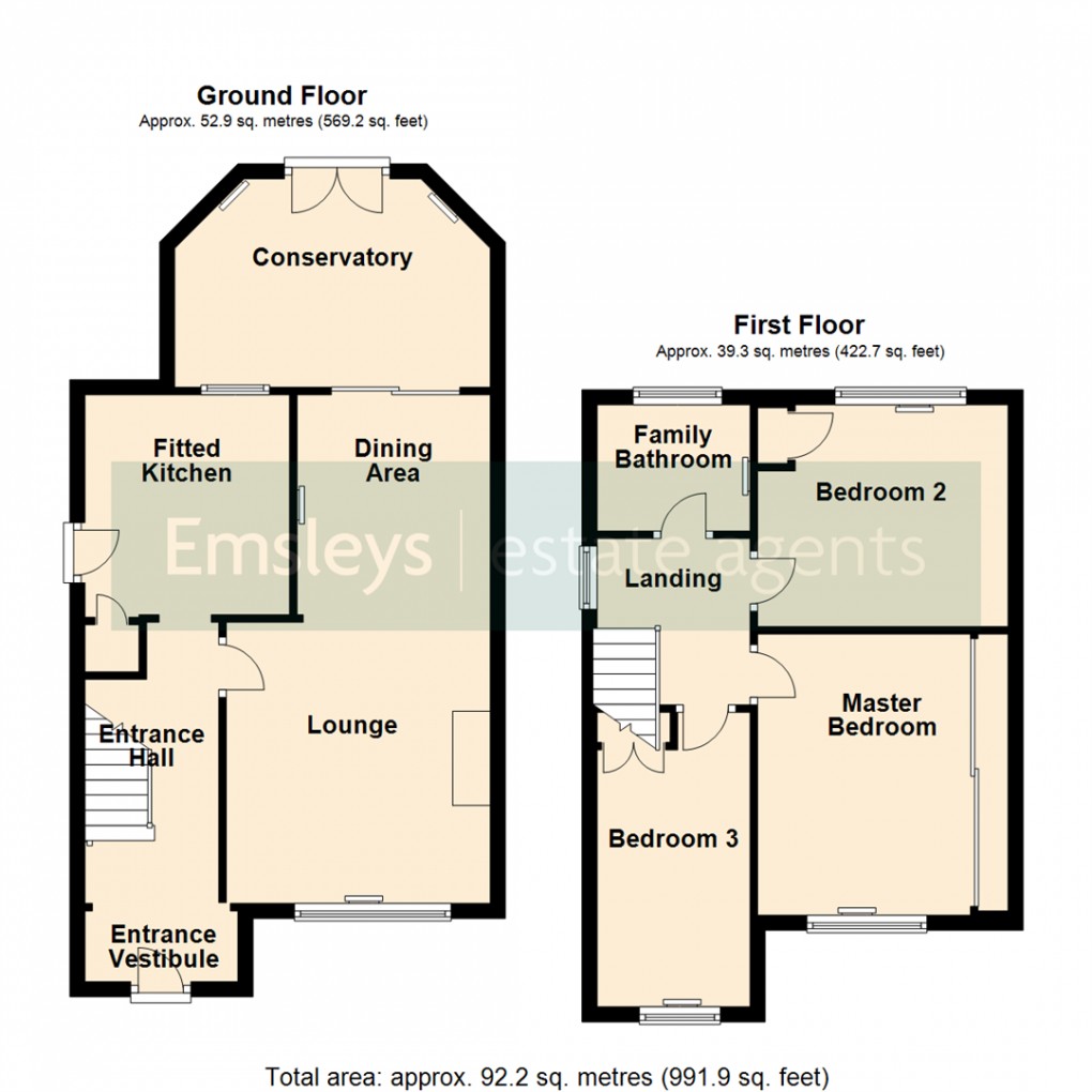 Floorplan for Chapel Close, Garforth, Leeds