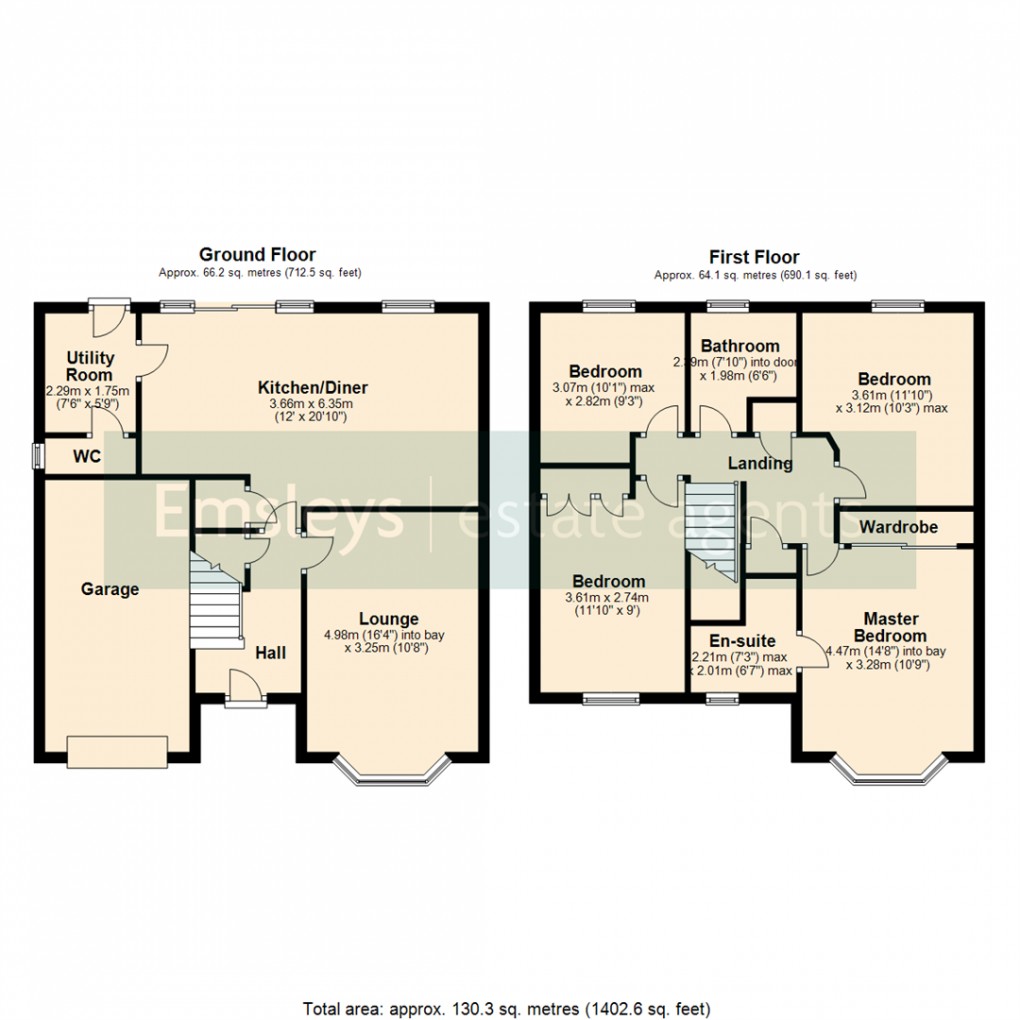 Floorplan for Bramley Park Avenue, Sherburn In Elmet, Leeds