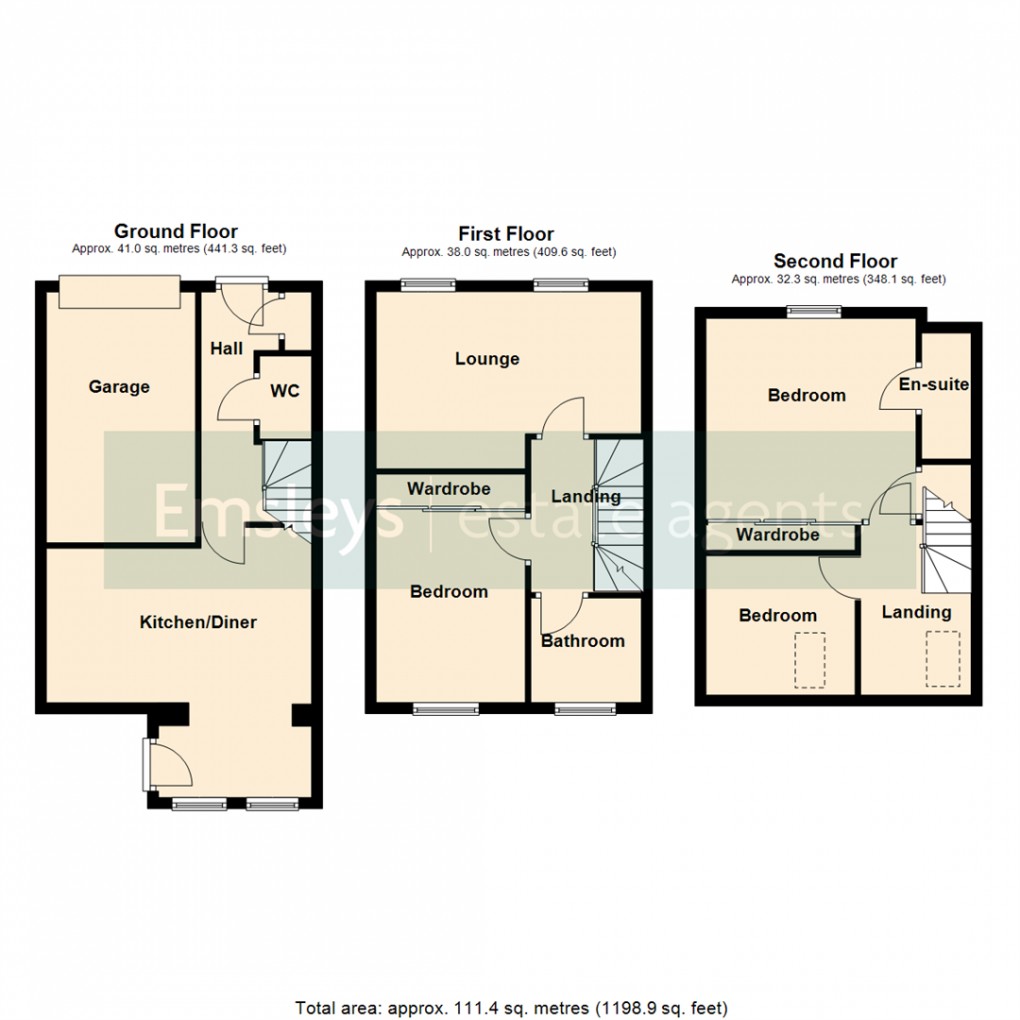 Floorplan for Pasture Fold, Sherburn In Elmet, Leeds