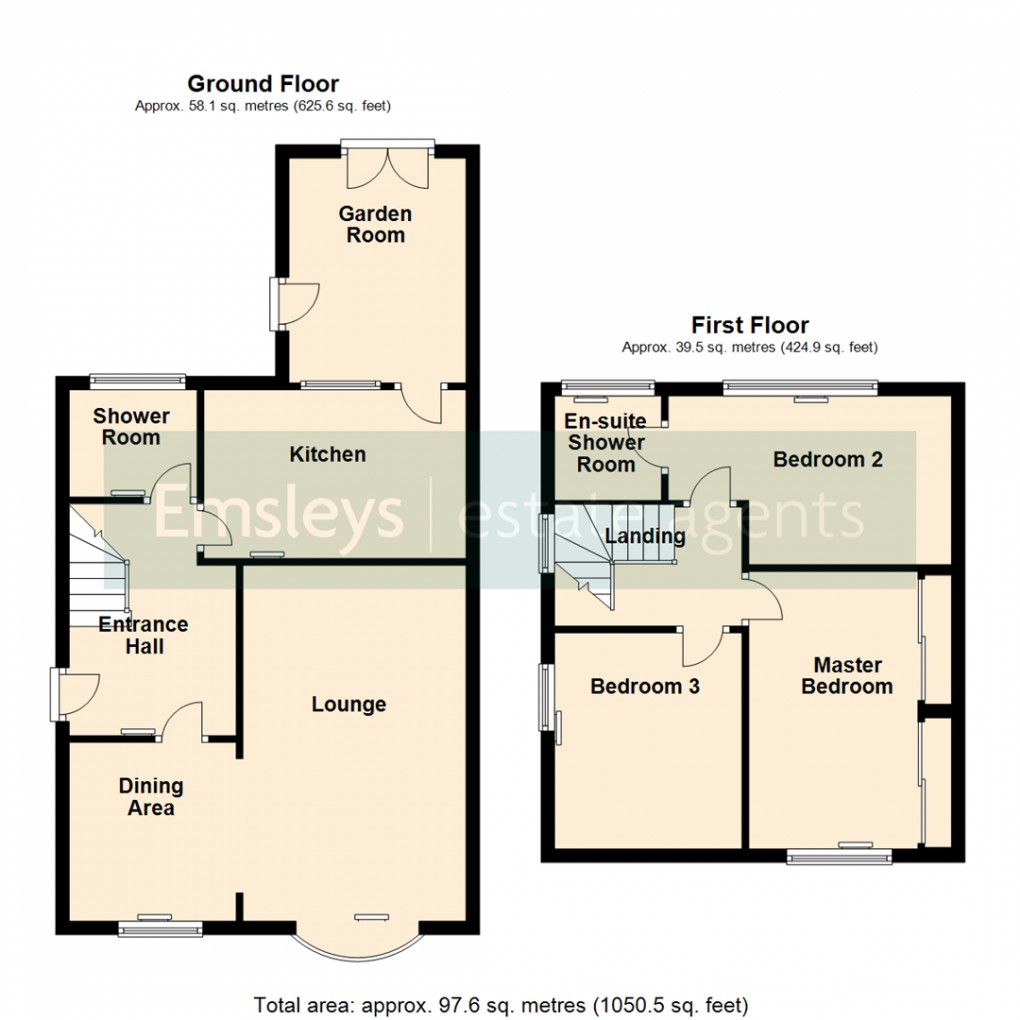 Floorplan for Whitecliffe Crescent, Swillington, Leeds