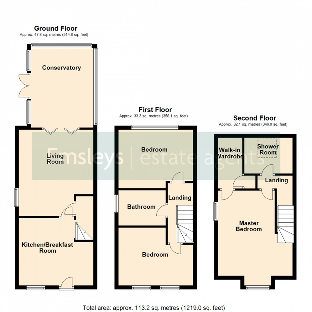 Floorplan for The Grange, Carlton, Wakefield
