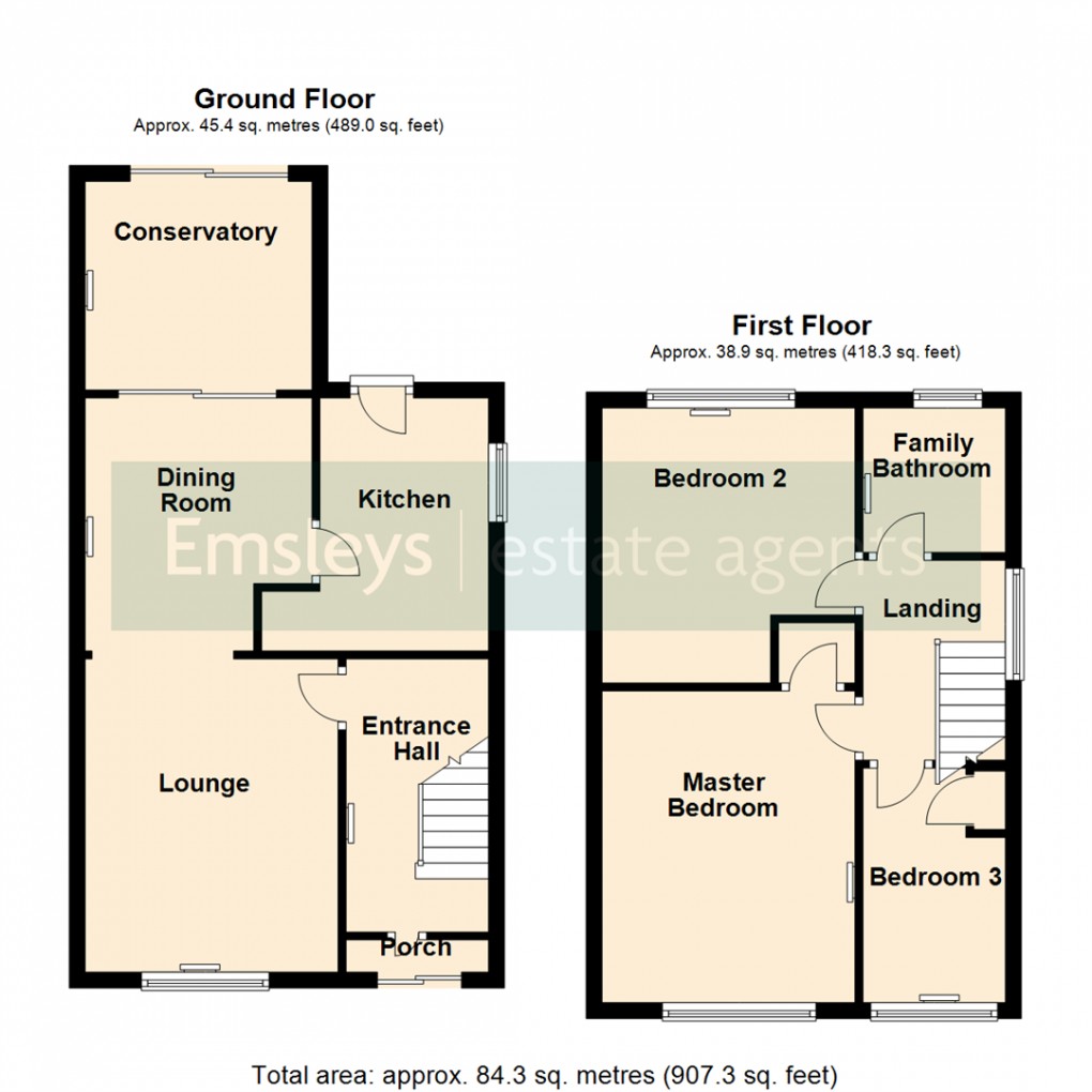 Floorplan for 10, Bolsover Close, Garforth, Leeds, LS25 2NG