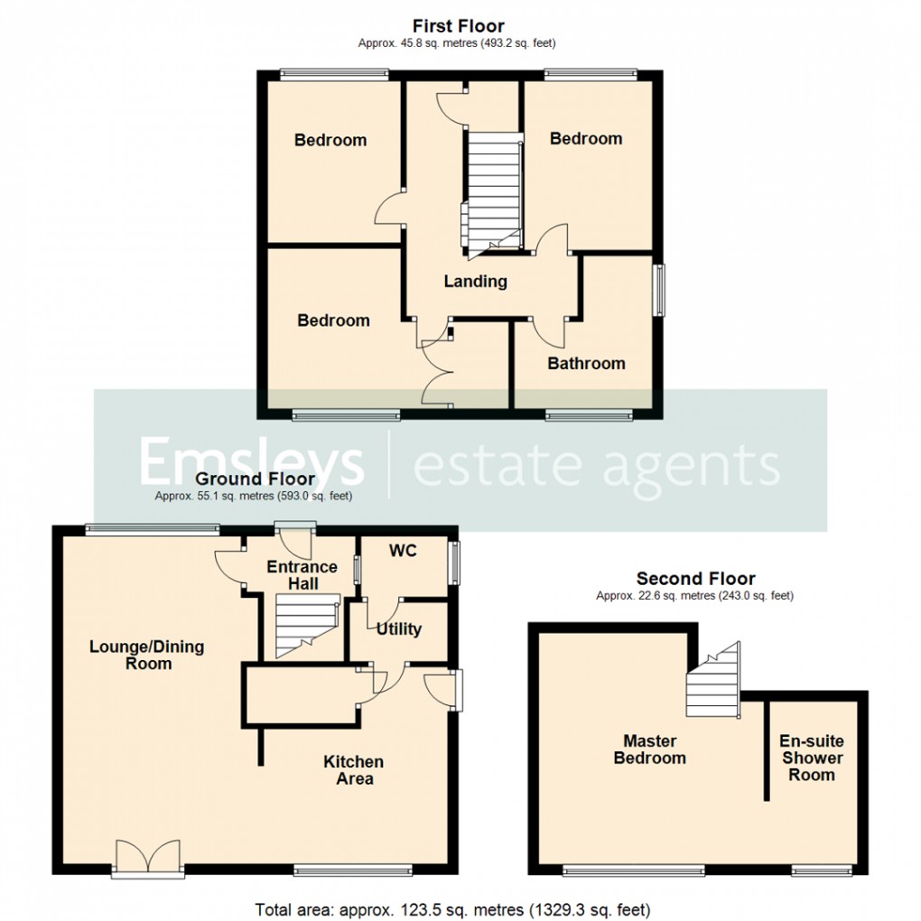 Floorplan for Home Lea, Rothwell, Leeds