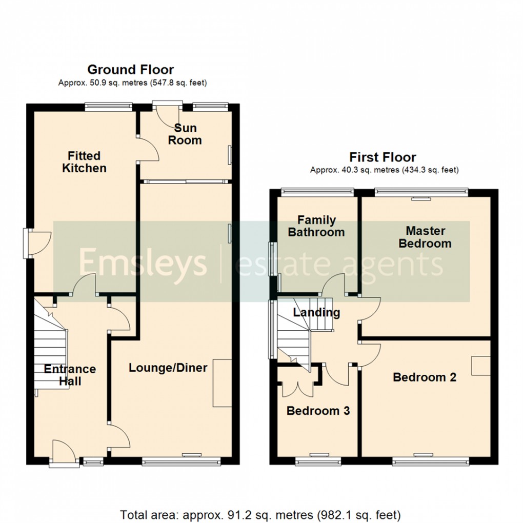Floorplan for White Rose Way, Garforth, Leeds
