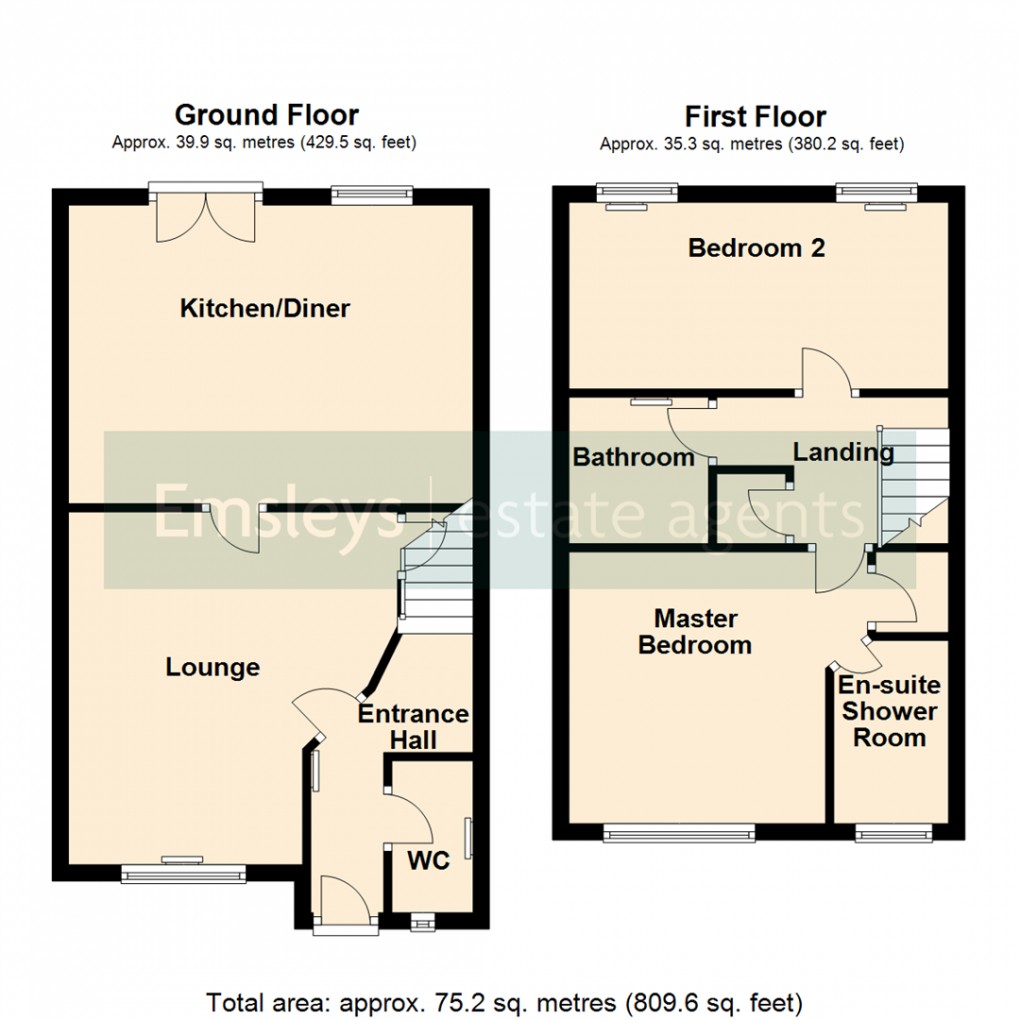 Floorplan for Newthorpe View, Micklefield, Leeds