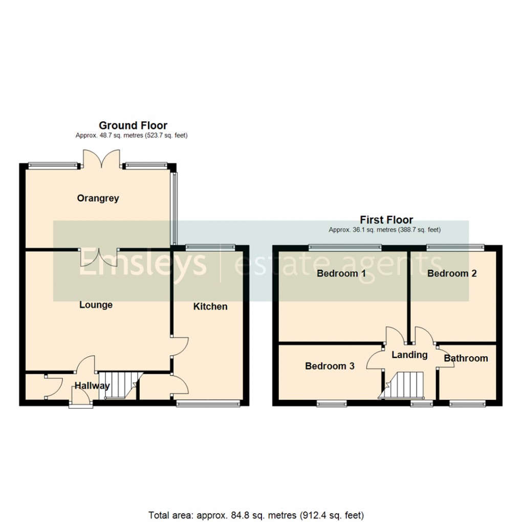 Floorplan for Sandon Place, Leeds