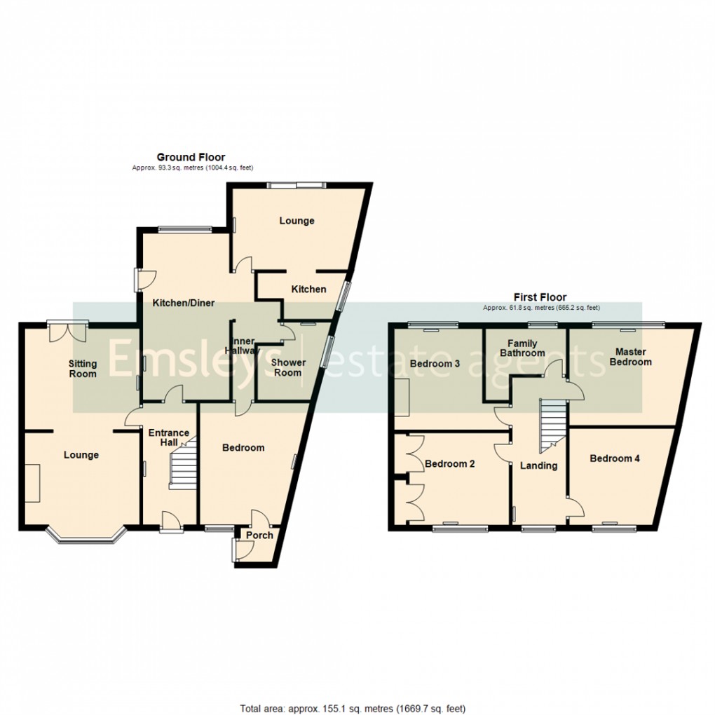 Floorplan for Summerhill Road, Garforth, Leeds
