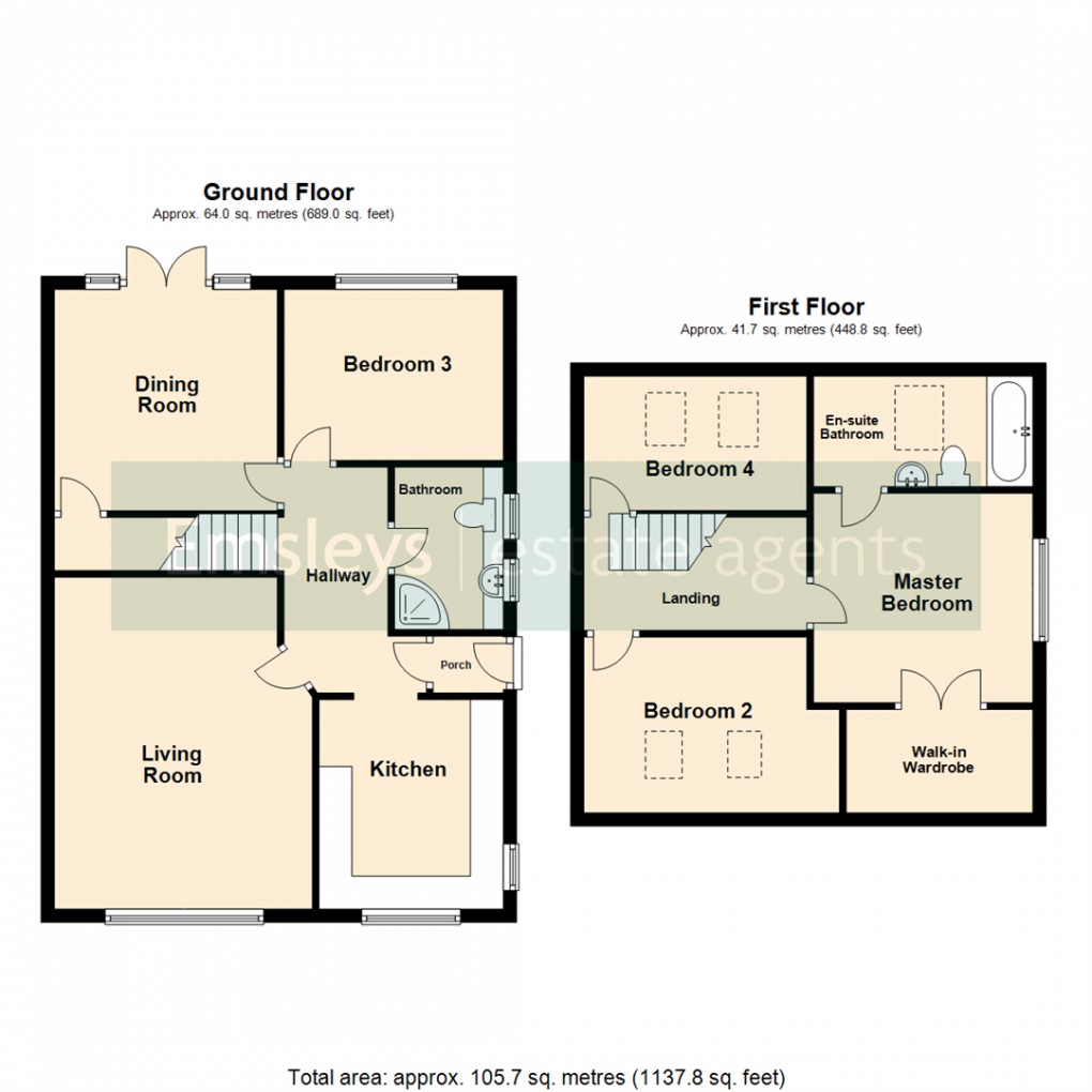 Floorplan for Red Hall Way, Leeds
