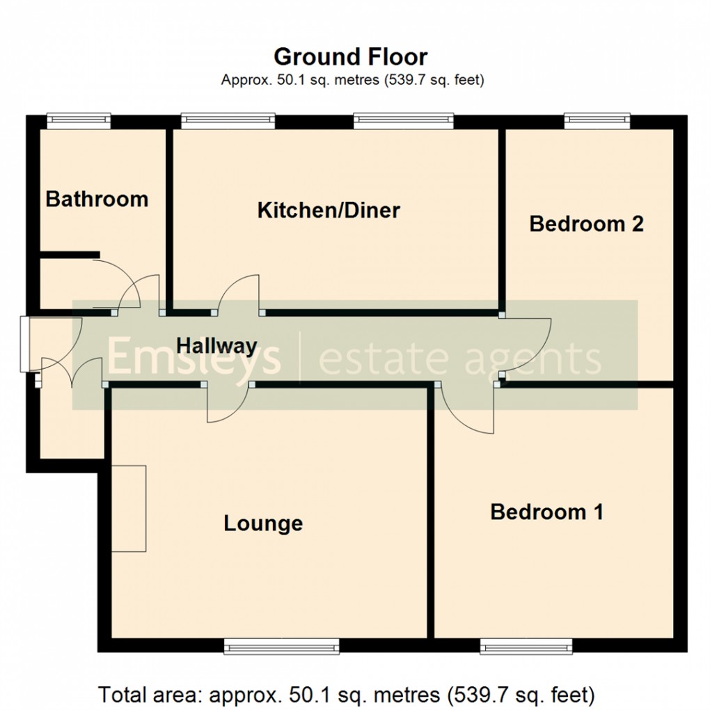 Floorplan for North Drive, Sherburn In Elmet, Leeds