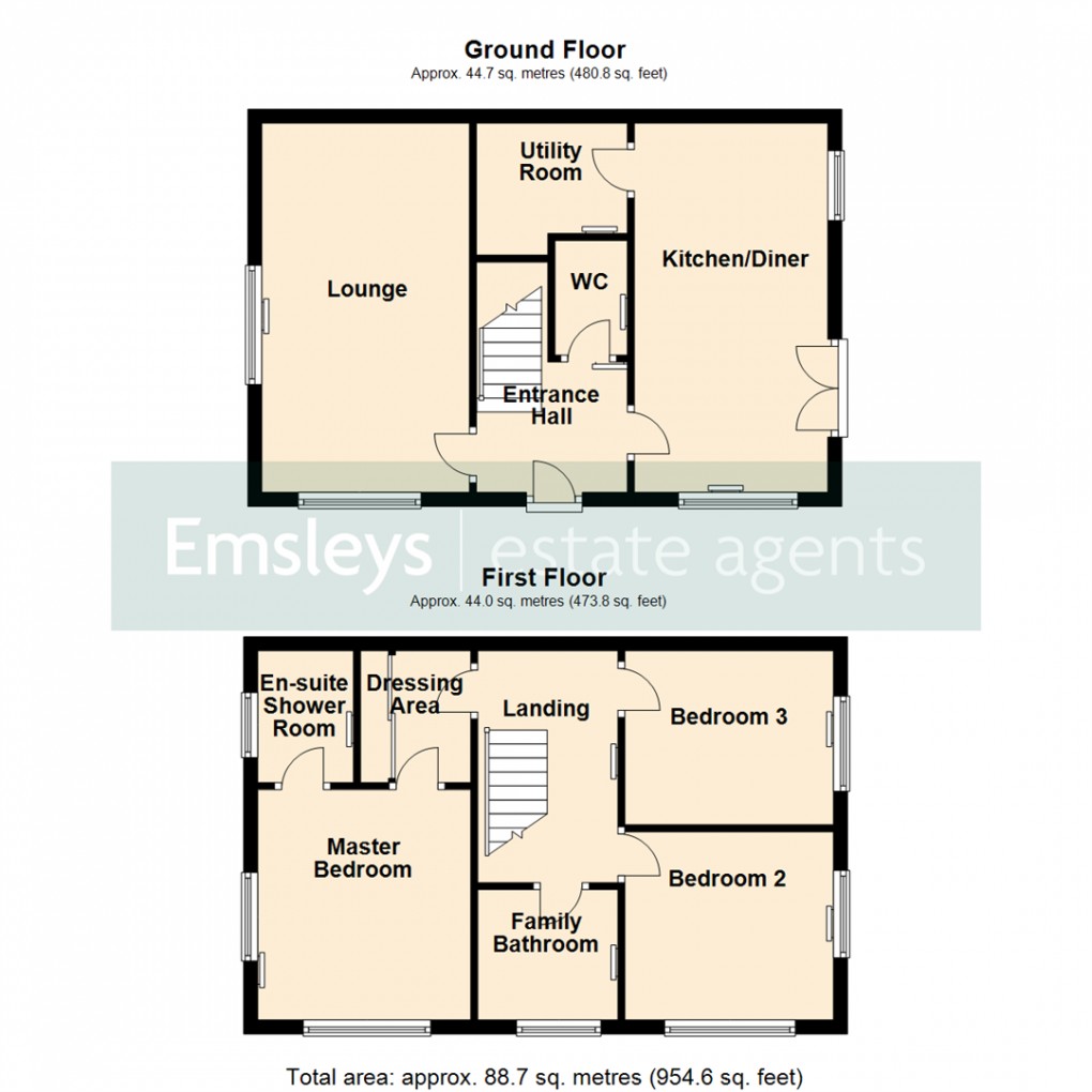 Floorplan for Quarry Row, Micklefield, Leeds