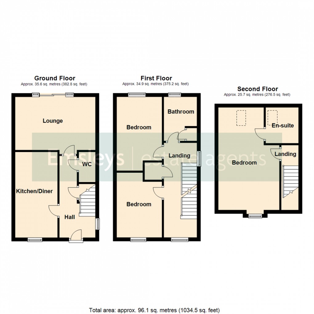 Floorplan for Saxon Court, Sherburn In Elmet, Leeds