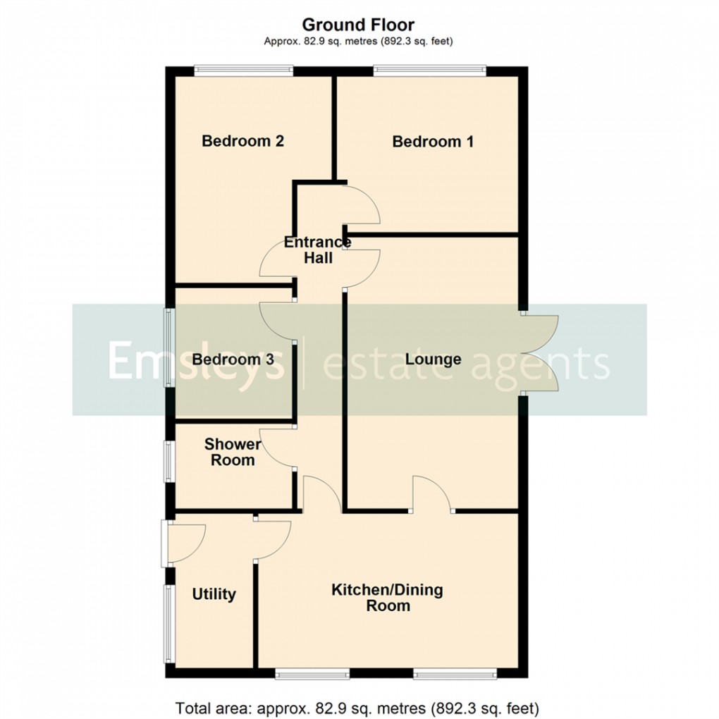 Floorplan for Canal Lane, Lofthouse, Wakefield