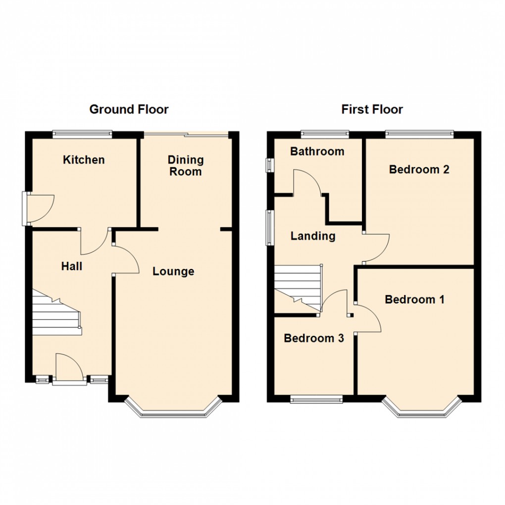 Floorplan for Sandyacres, Rothwell, Leeds