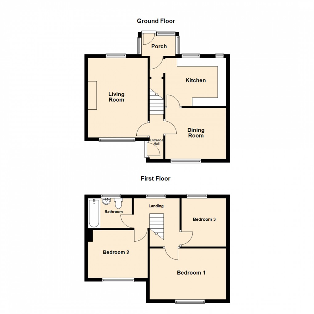 Floorplan for Well Garth Mount, Leeds