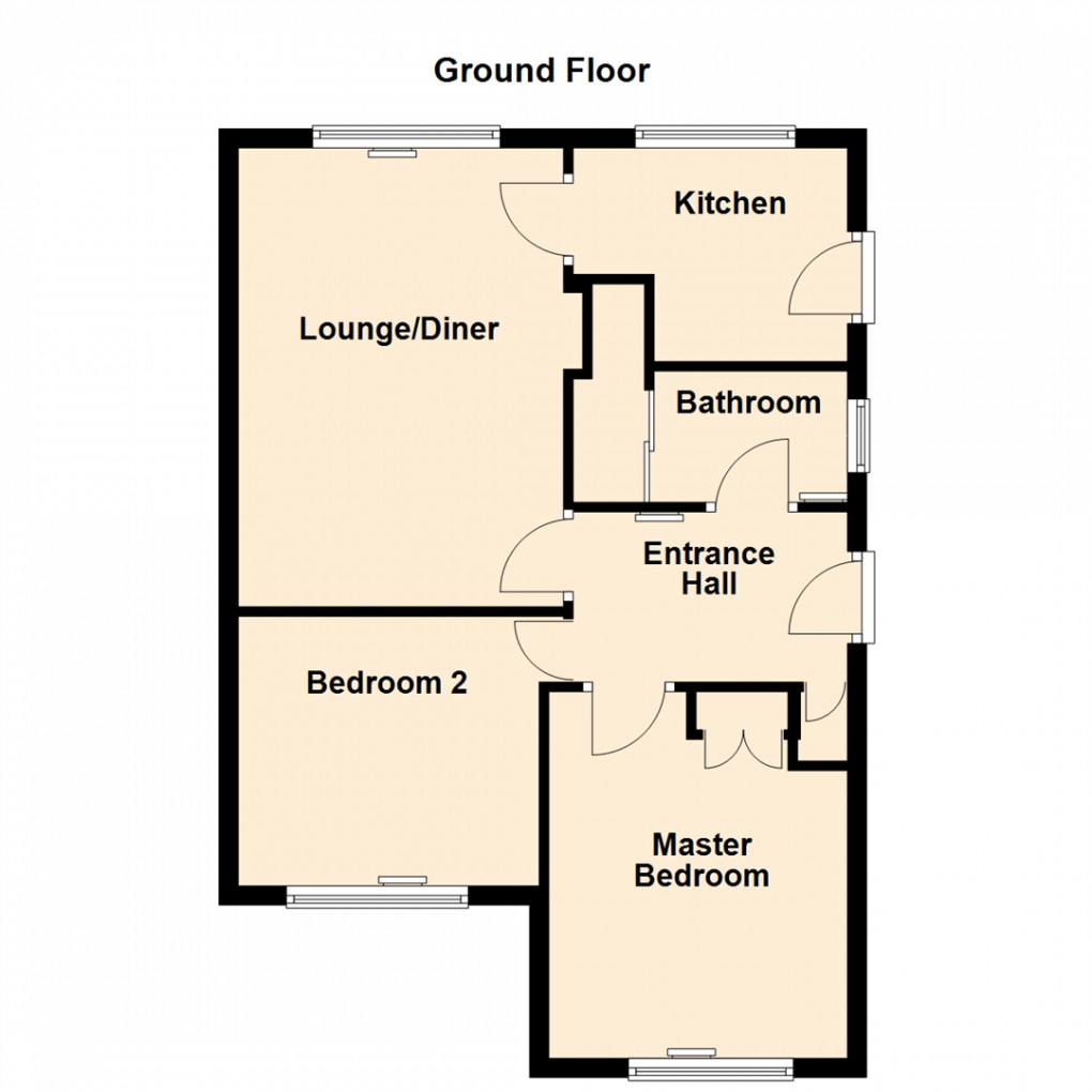Floorplan for Burnham Road, Garforth, Leeds