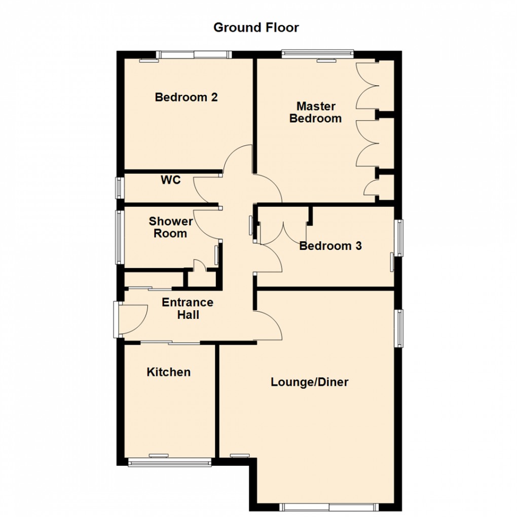 Floorplan for Springbank, Garforth, Leeds