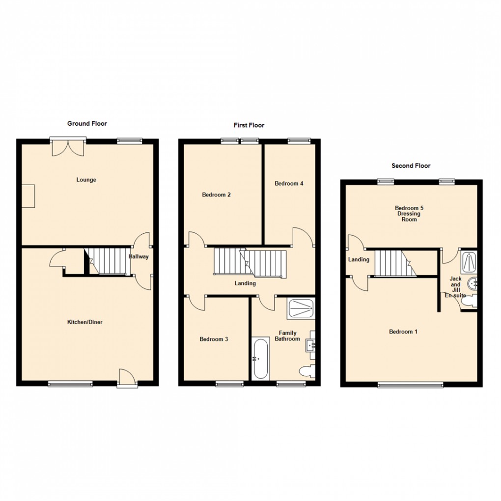 Floorplan for Manston Terrace, Crossgates Leeds
