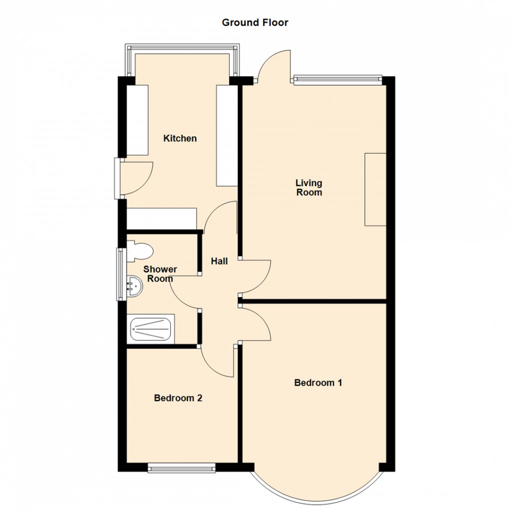 Floorplan for Lulworth Avenue, Leeds