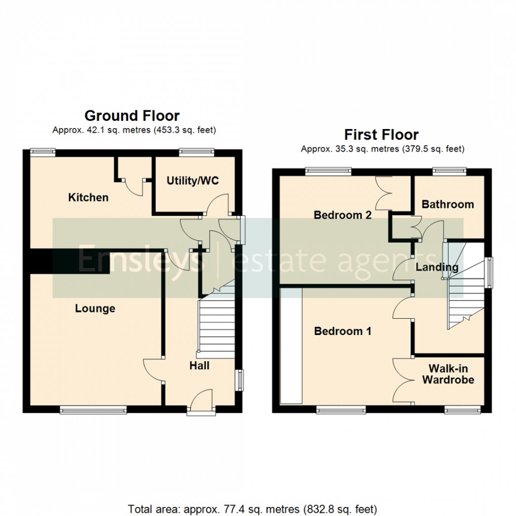 Floorplan for Queensway, Rothwell, Leeds