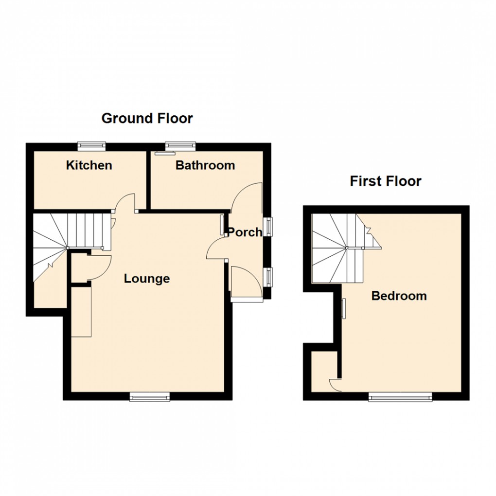 Floorplan for Hall Road, Little Preston. Leeds