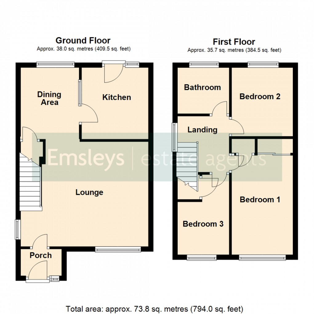 Floorplan for Haigh Side, Rothwell, Leeds
