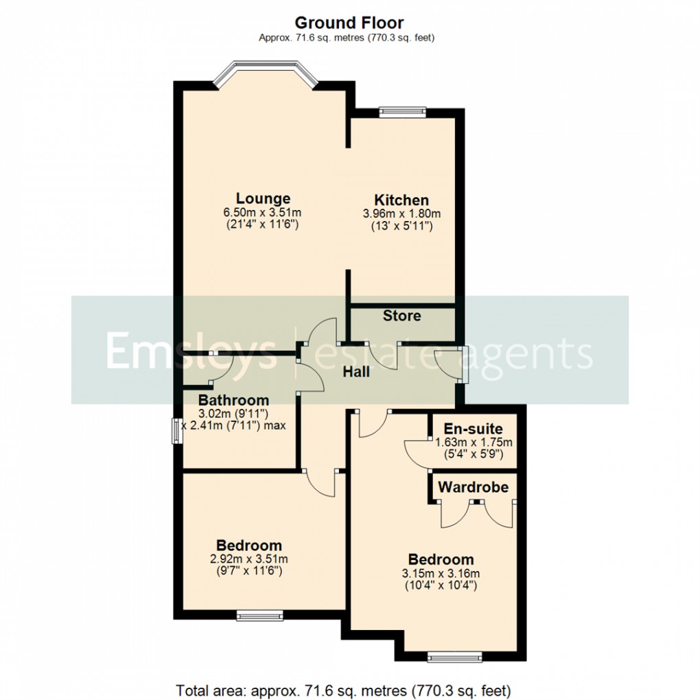 Floorplan for Abbeystone Way, Monk Fryston, Leeds