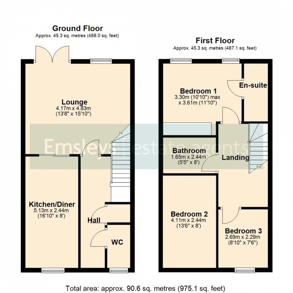 Floorplan for Abbeystone Gardens, Monk Fryston, Leeds
