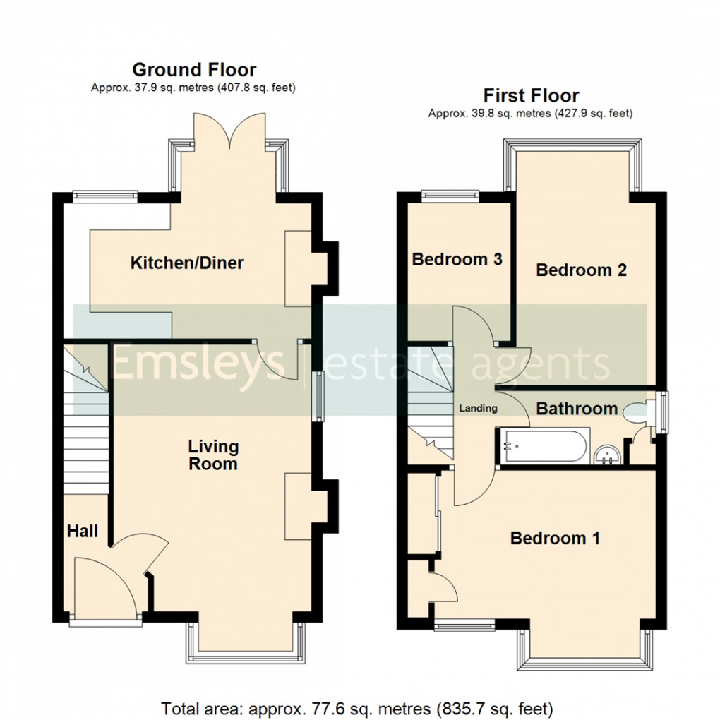 Floorplan for Pendas Way, Leeds