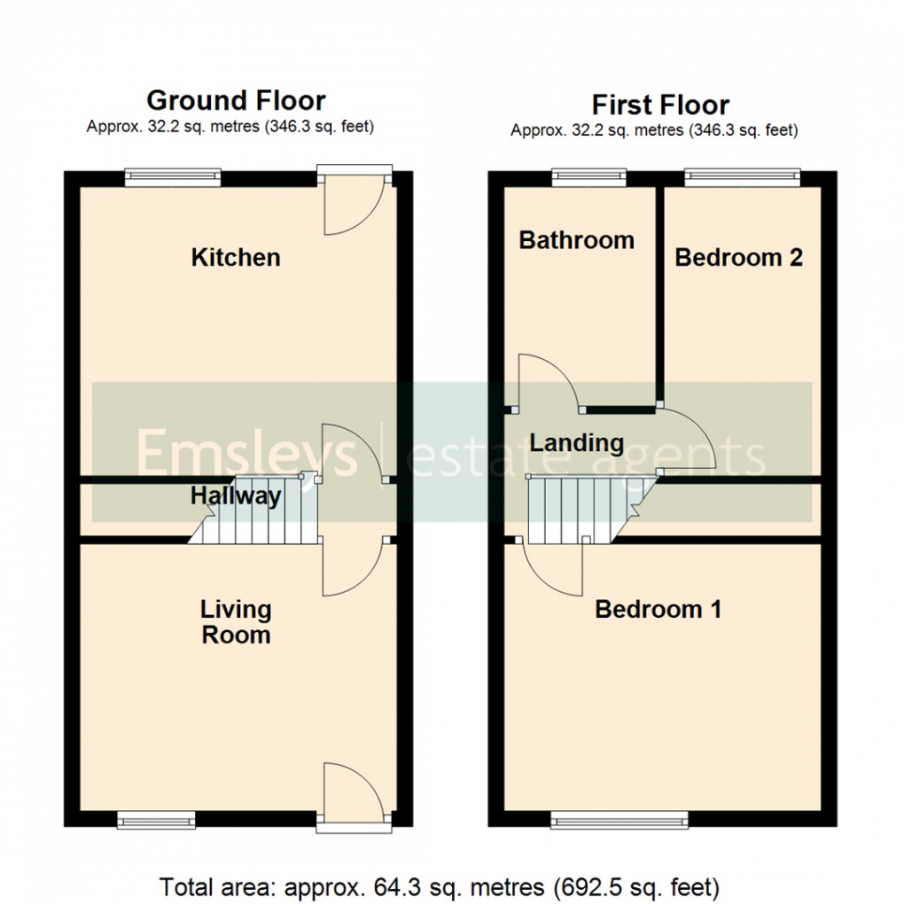 Floorplan for Aberford Road, Stanley, Wakefield