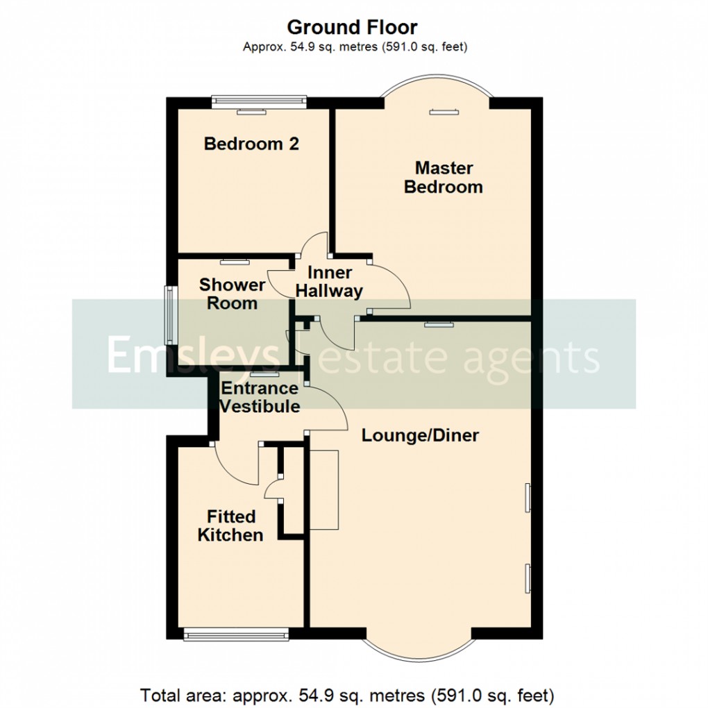 Floorplan for Purbeck Grove, Garforth. Leeds
