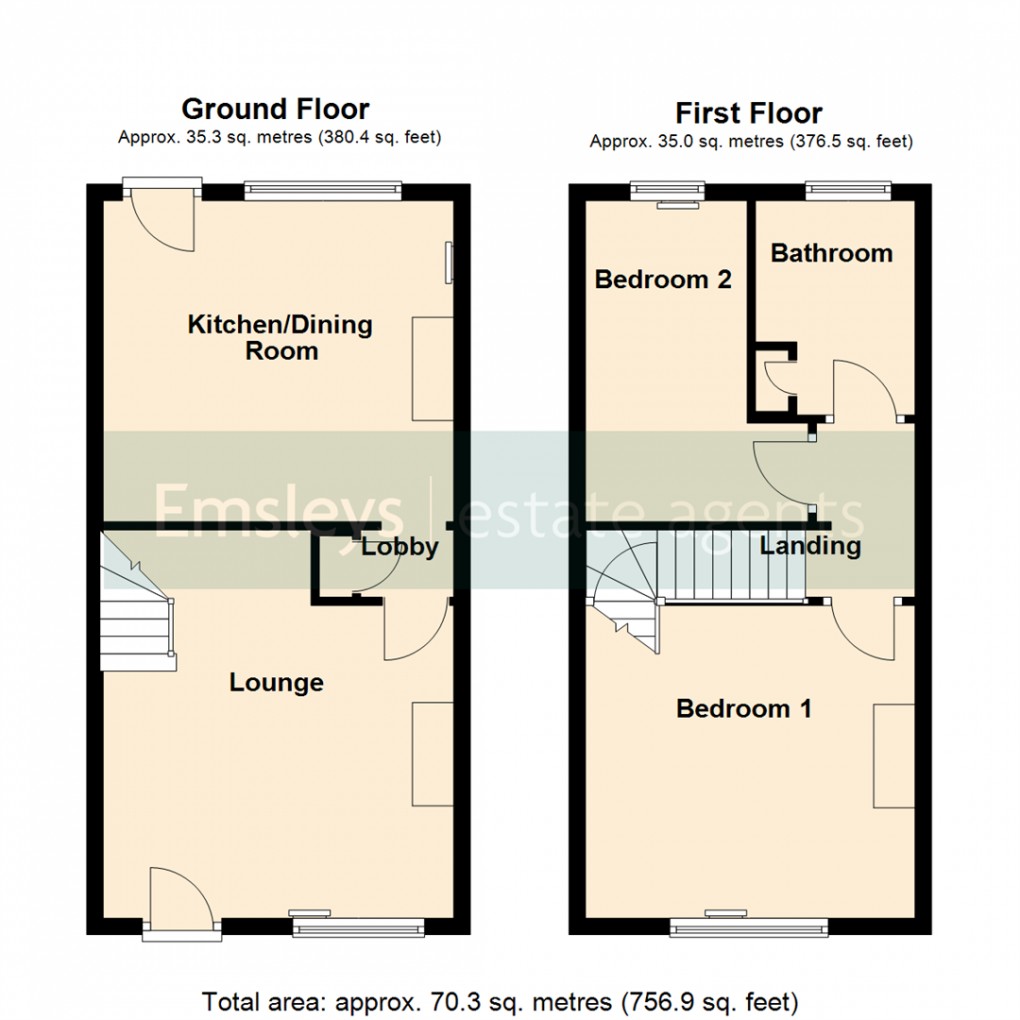 Floorplan for Main Street, Allerton Bywater, Castleford