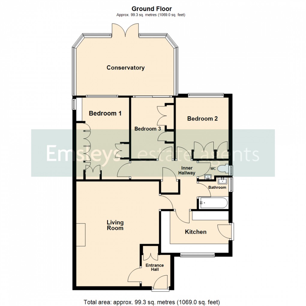 Floorplan for Barnard Way, Leeds