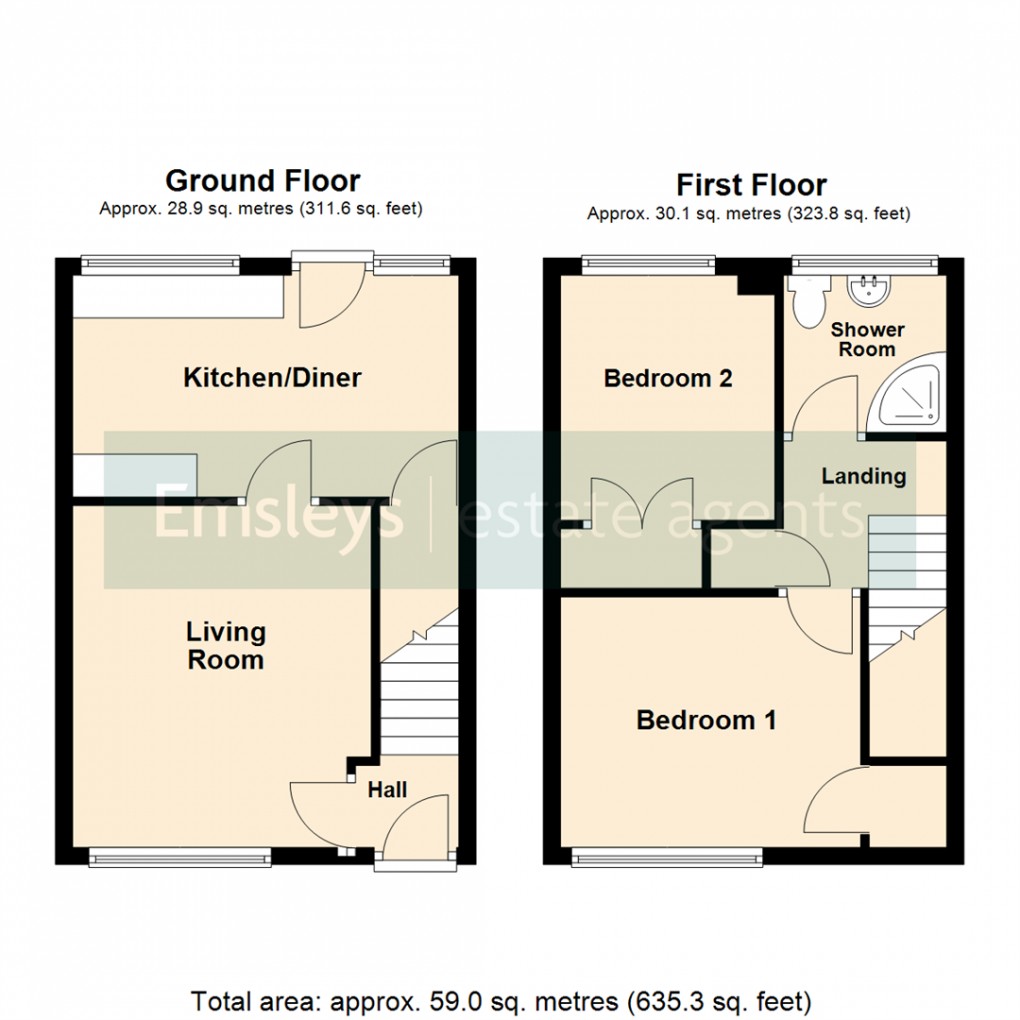 Floorplan for Brayton Place, Leeds