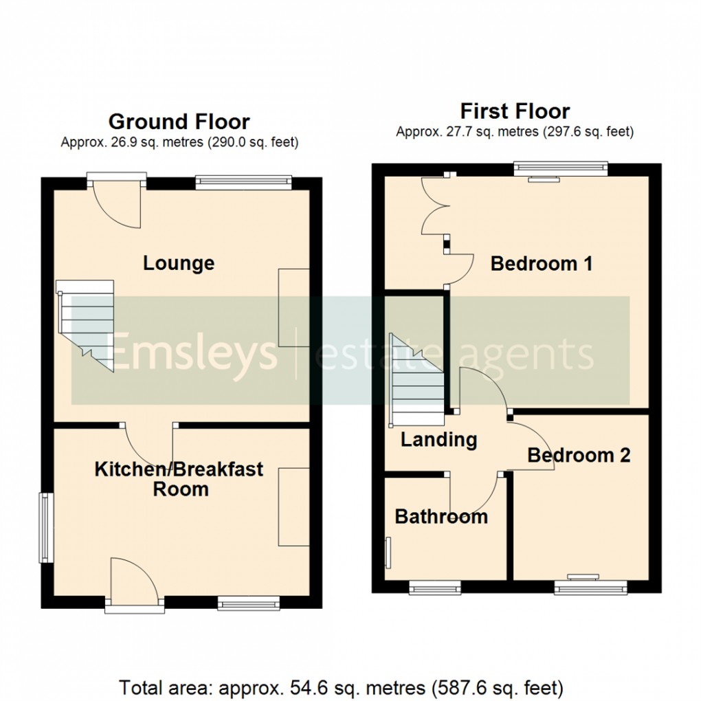 Floorplan for Middle Row, Swillington Common, Leeds