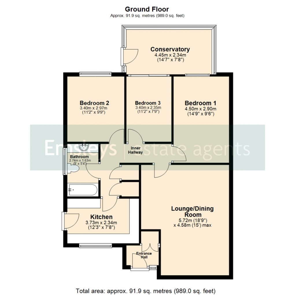 Floorplan for Rockingham Road, Leeds