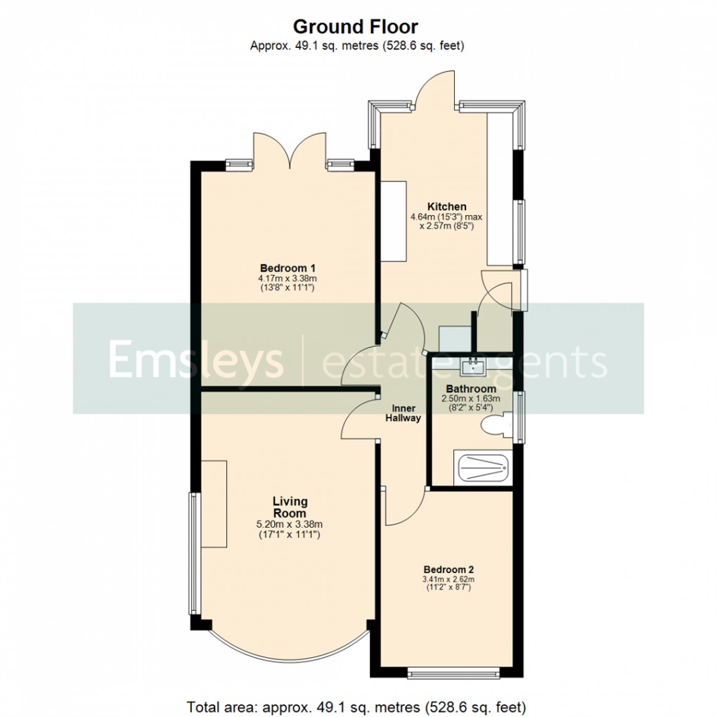 Floorplan for Kennerleigh Walk, Leeds