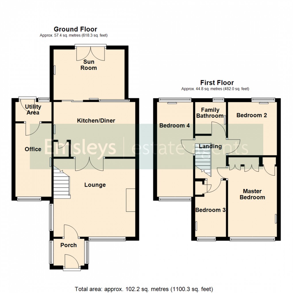 Floorplan for Firth Fields, Garforth, Leeds