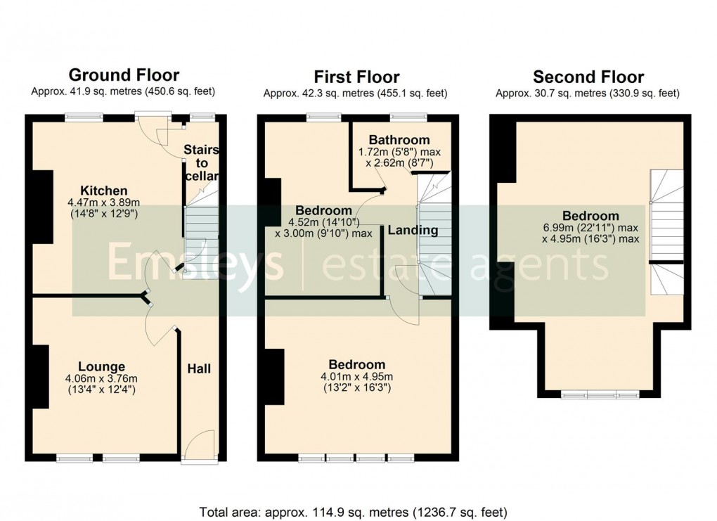 Floorplan for Commercial Street, Rothwell, Leeds