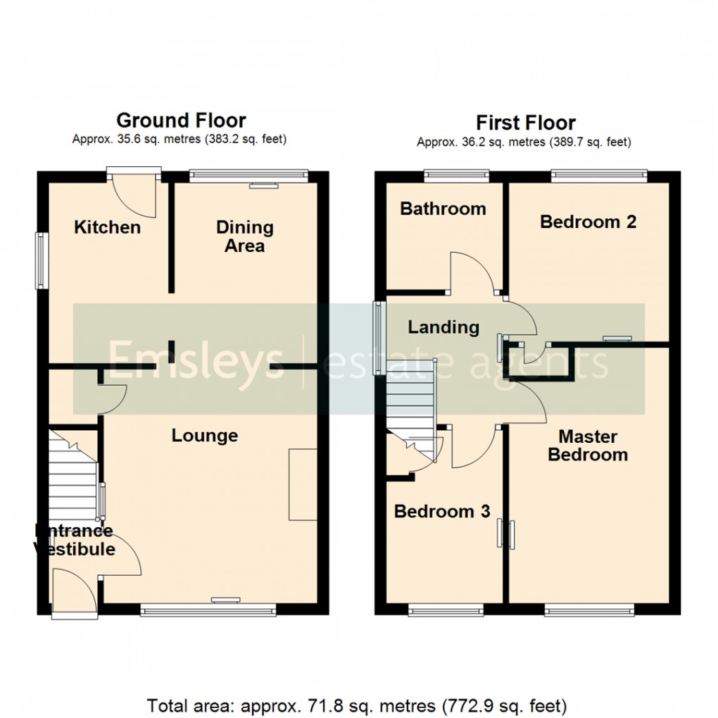 Floorplan for Firth Fields, Garforth, Leeds