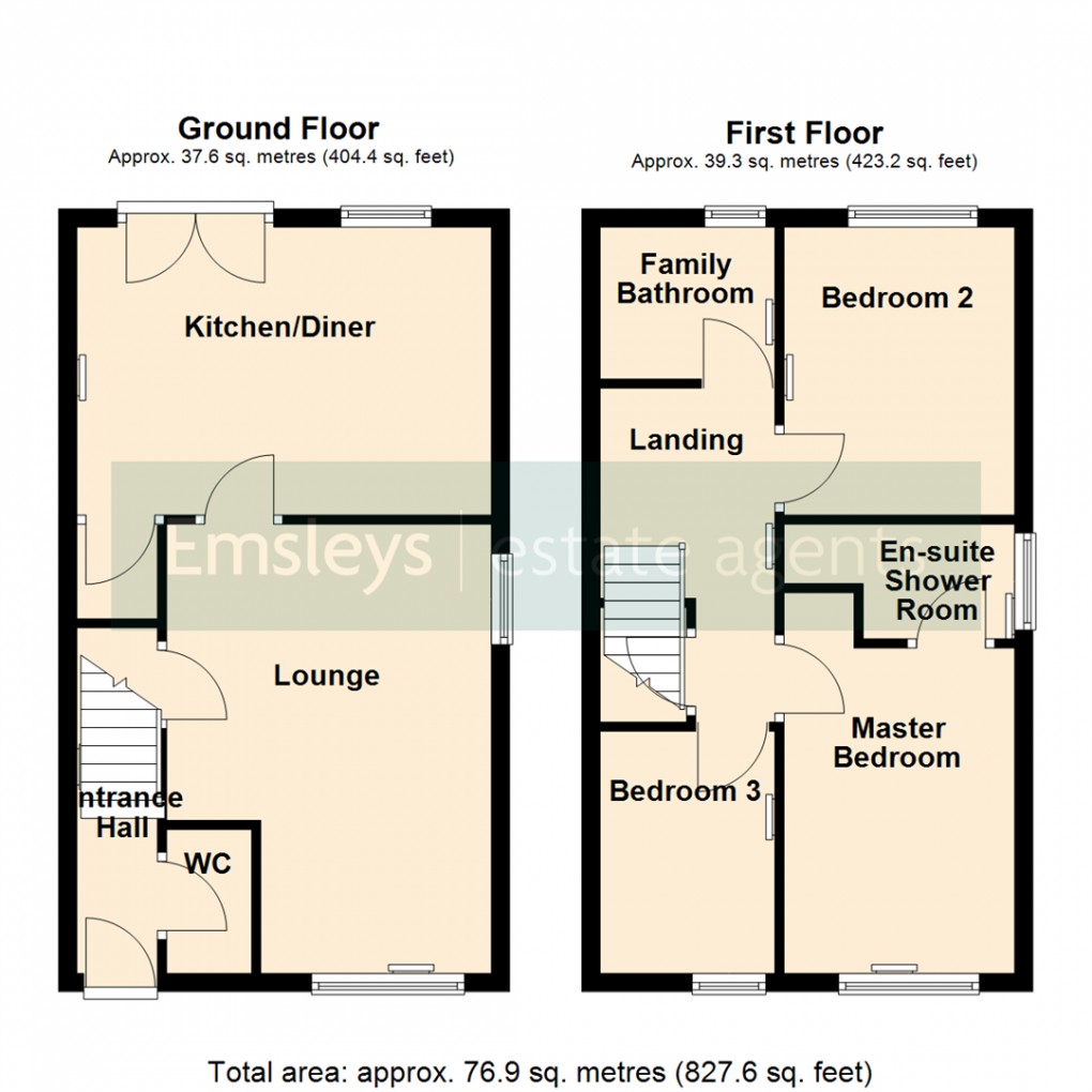 Floorplan for Collier Chase, Micklefield, Leeds