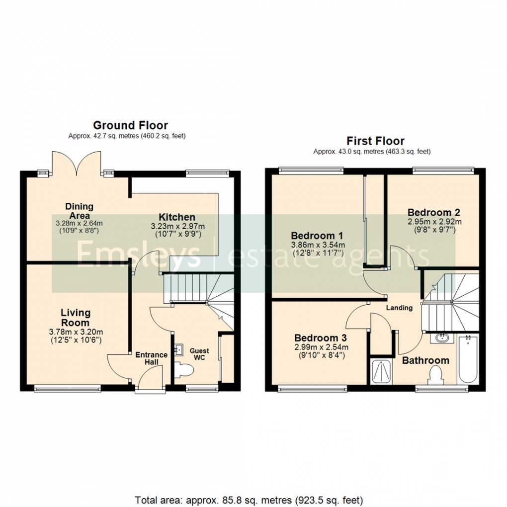Floorplan for 370 Stanks Drive, LEEDS