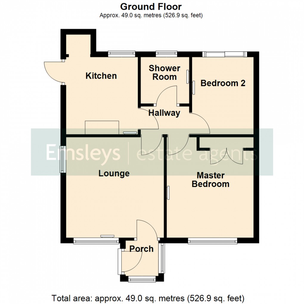 Floorplan for Alandale Road, Garforth, Leeds