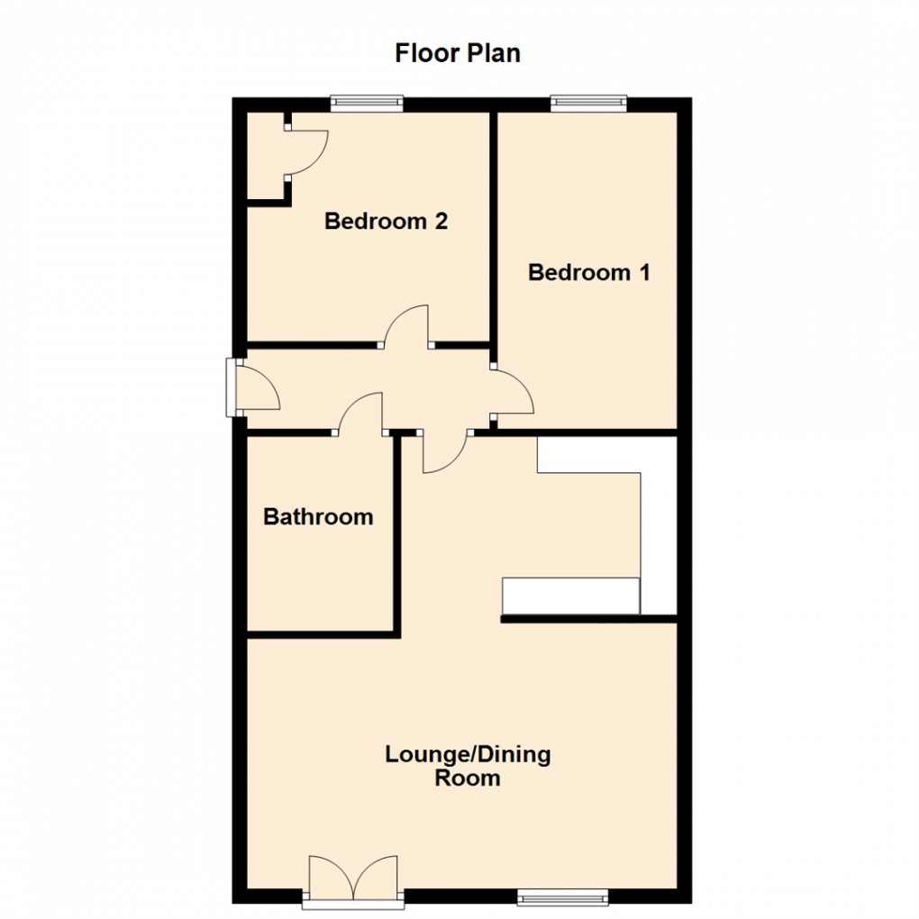Floorplan for Maple Court, Seacroft, Leeds
