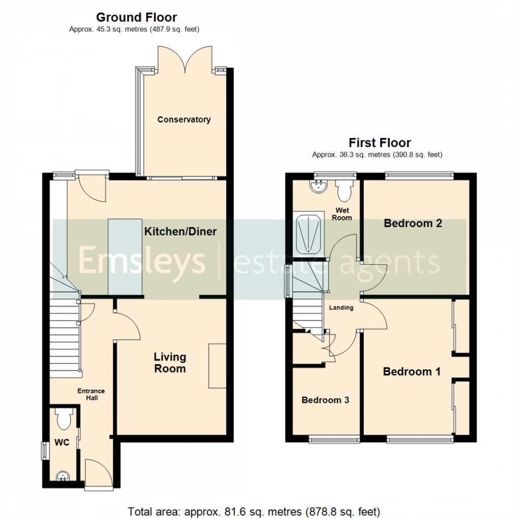 Floorplan for Richmondfield Avenue, Barwick In Elmet, Leeds