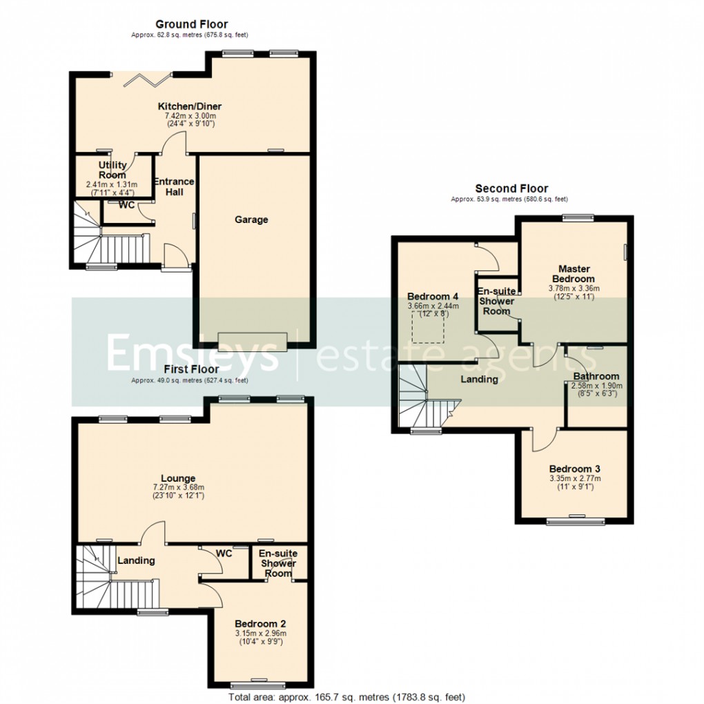 Floorplan for St. Marys Place, Church Fenton, Tadcaster